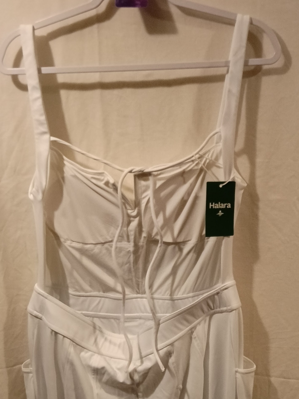 Halara Women's White Strappy Romper